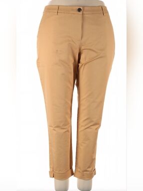 NWT Wildfang Camel The Essential Cuffed Trouser Sz 20 Plus